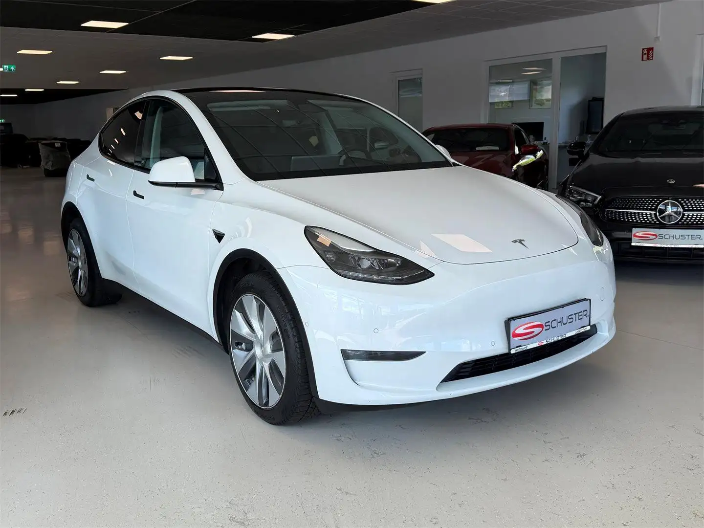 Tesla Model Y Long Range AWD Weiß - 1