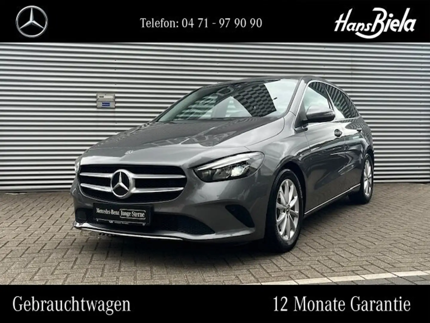 Mercedes-Benz B 200 B 200 Progressive/7G/AHK/Kam/LED/MBUX/Spiegelp PTS Grau - 1