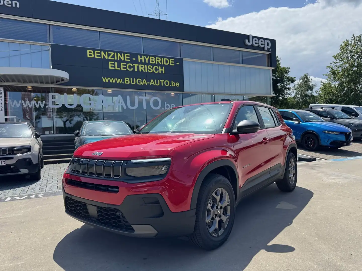 Jeep Avenger LONGITUDE 1.2 e-Hybrid Rood - 1