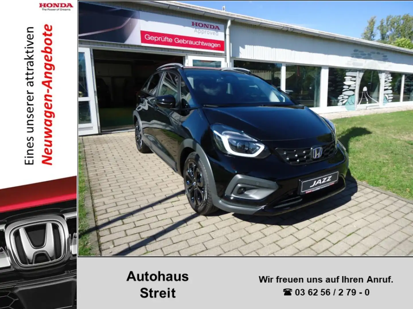 Honda Jazz e:HEV 1.5i-MMD Hybrid Crosstar Advance ColourPaket Noir - 1