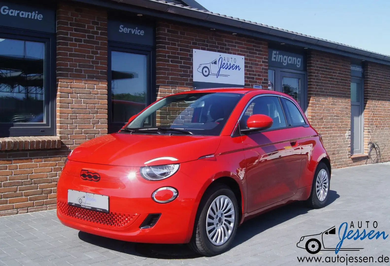 Fiat 500e Red Aut. Navi/Kamera/Shz./Tempomat Rood - 1
