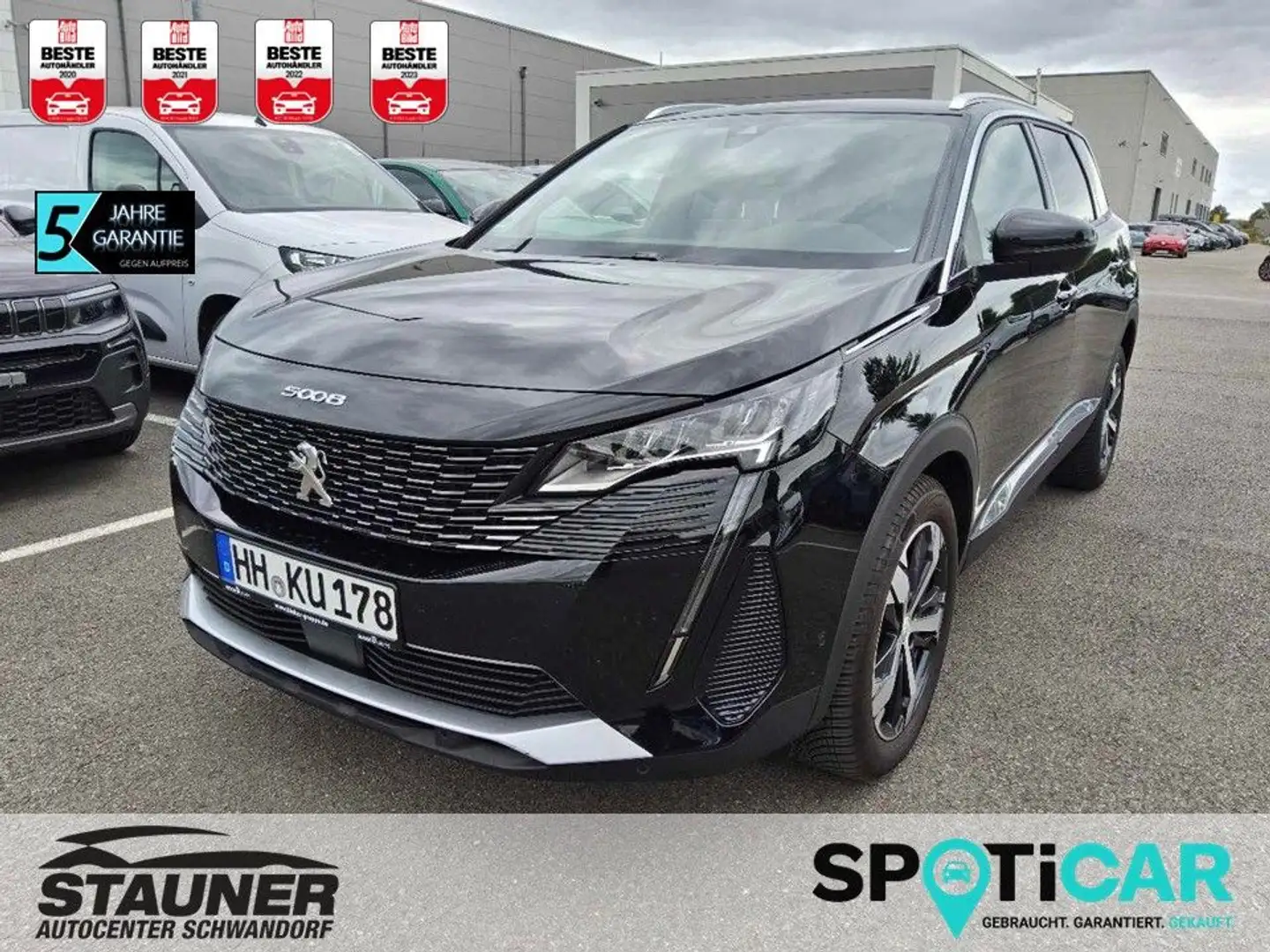 Peugeot 5008 Allure Pack PureTech EAT8 NAVI*PDC*KAMERA* Noir - 1