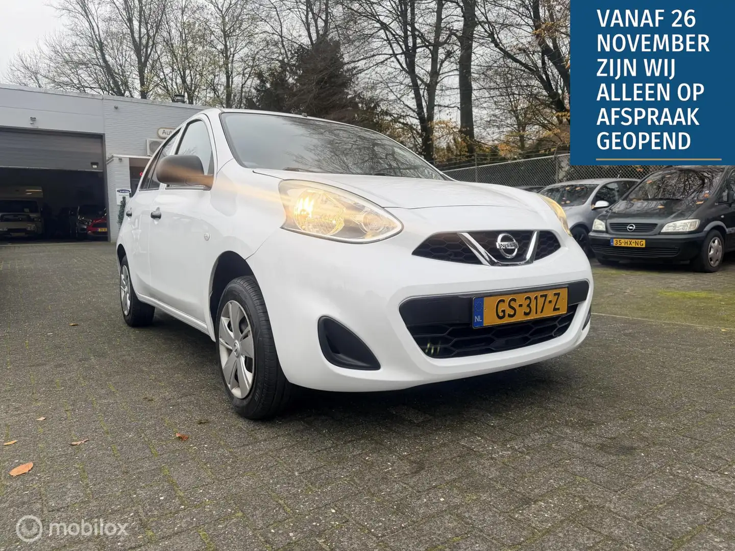 Nissan Micra 1.2 5 deurs Visia Pack Airco / BlueTooth / Elec ra Weiß - 2