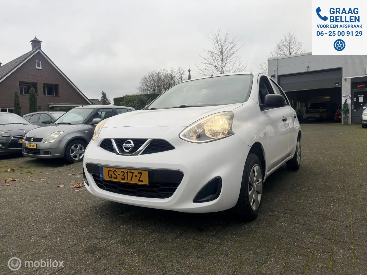 Nissan Micra 1.2 5 deurs Visia Pack Airco / BlueTooth / Elec ra Weiß - 1