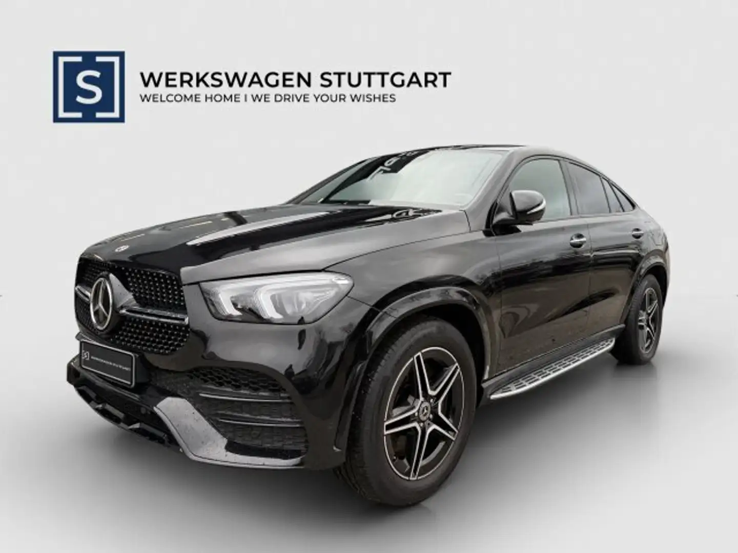 Mercedes-Benz GLE 350 GLE 350 e 4M Coupé AMG Night Distr AHK Pano Burm Schwarz - 1