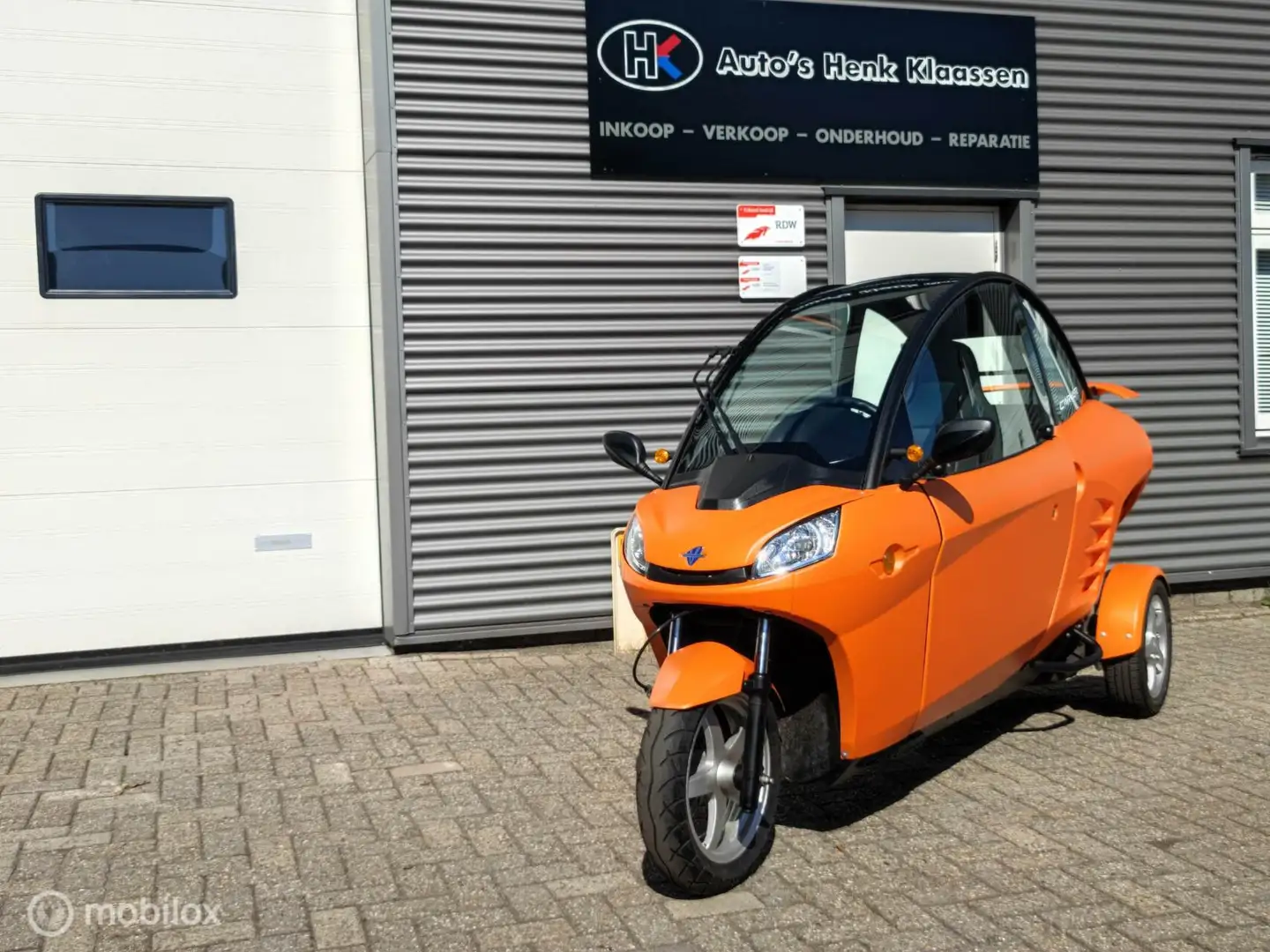 Carver Brommobiel BR1 2-persoons USB Bluetooth radioinsta Oranje - 2