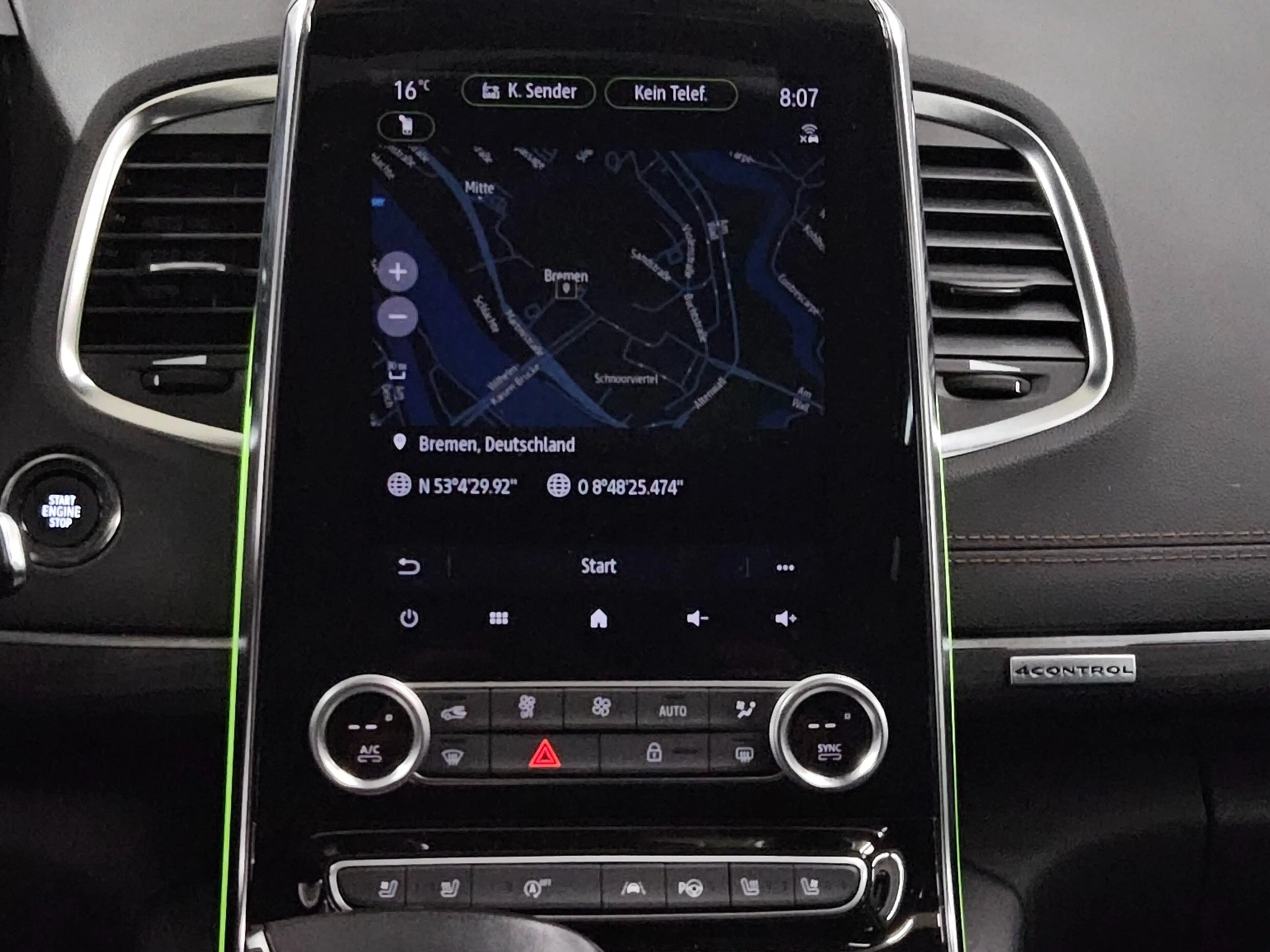 Renault Espace ESPACE LEDER NAVI KLIMAAUT RADIO TEMPO MFL PANO SHZ VC PDC AHK ACC SOUND Matrix — photo 7
