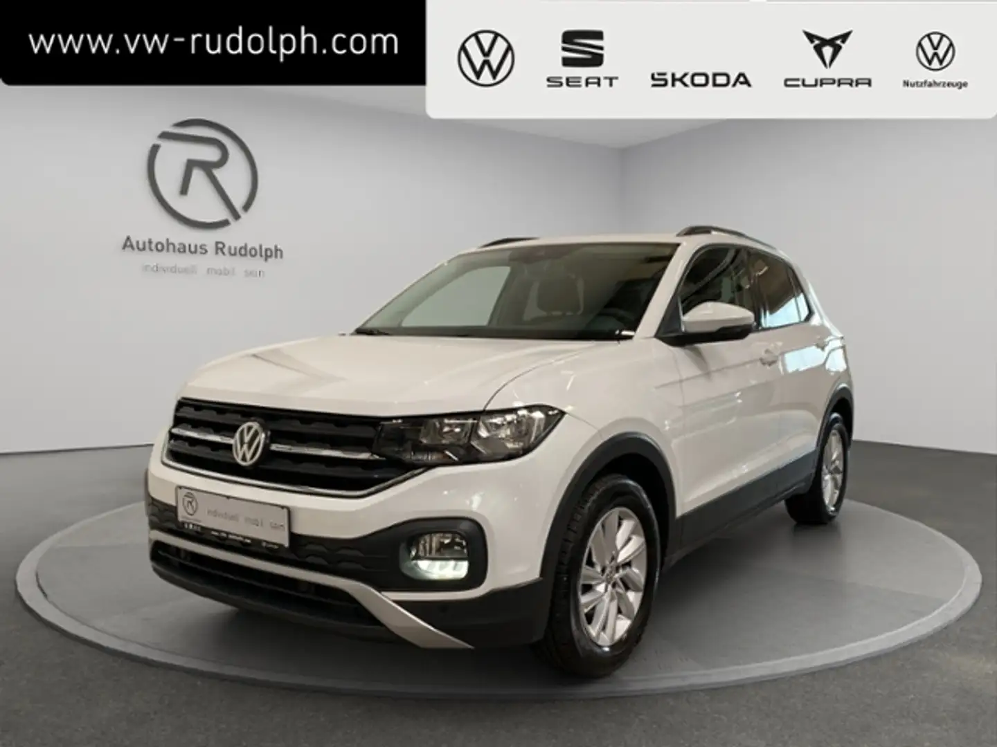 Volkswagen T-Cross 1.0 TSI DSG Life / Navi DAB+ Einparkhilfe Blanc - 1
