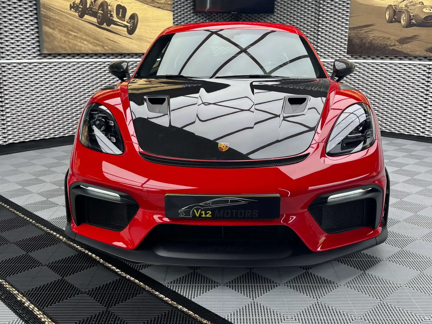 Porsche Cayman GT4 RS Weissach Full PPF Rouge - 2