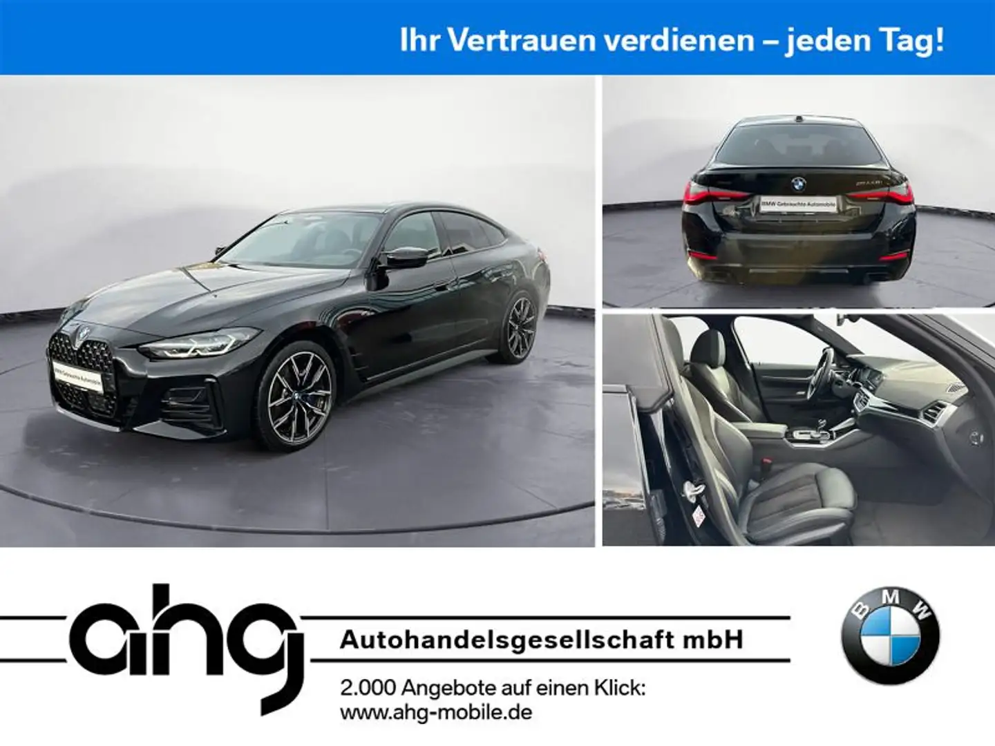 BMW 440 M440i xDrive Gran Coupe M-Paket Innovationsp. Sp Černá - 1