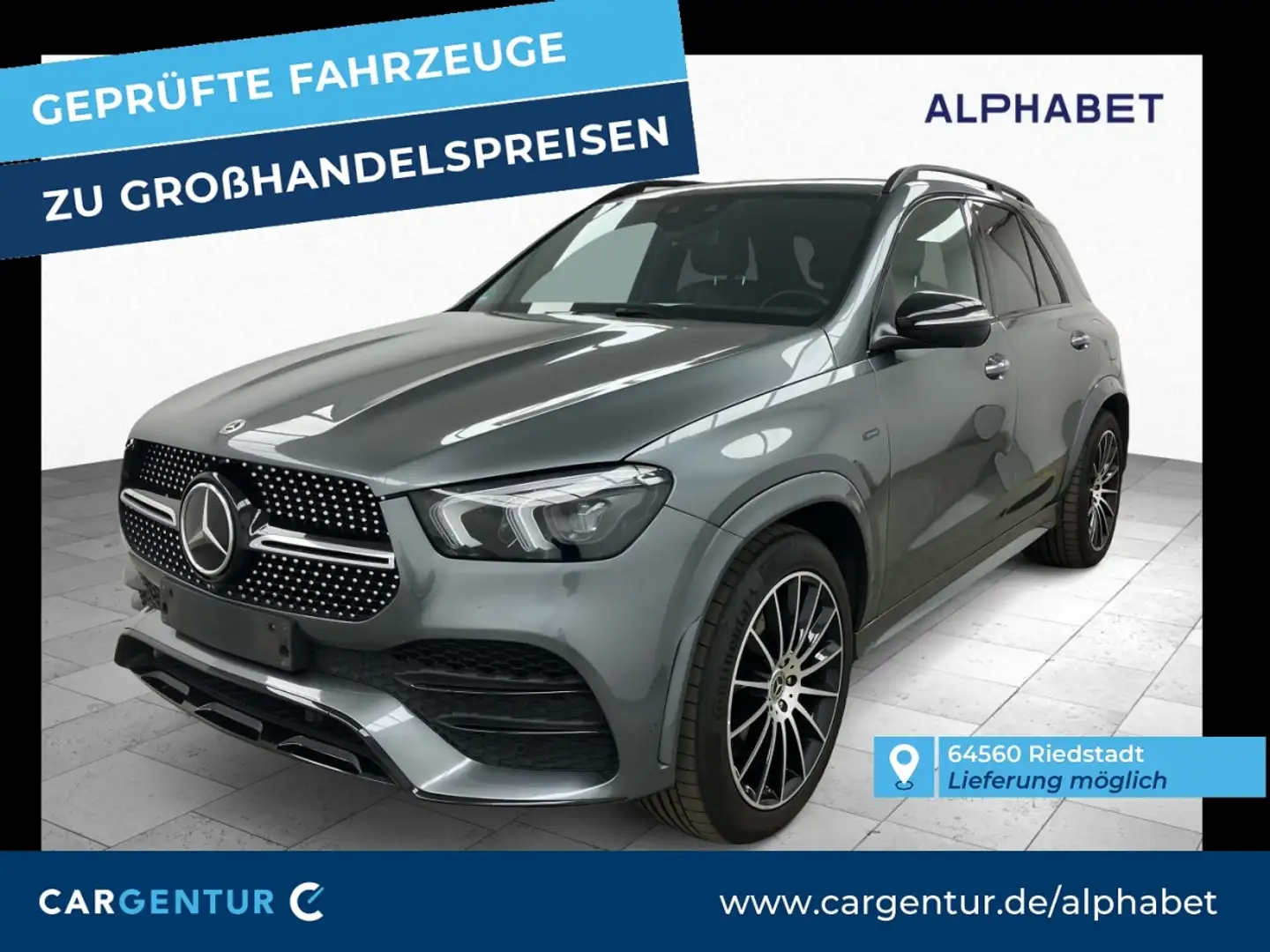 Mercedes-Benz GLE 350 de AMG Line 4Matic Burmester Wide 360° Szary - 1