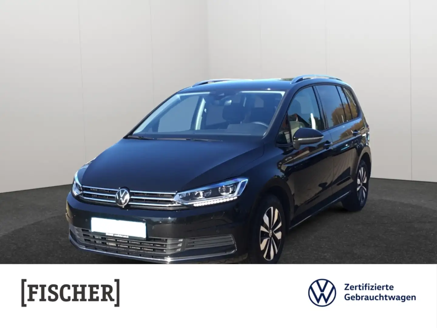 Volkswagen Touran 1.5TSI DSG Goal Matrix AHK Navi ACC 7-Sitzer Schwarz - 1
