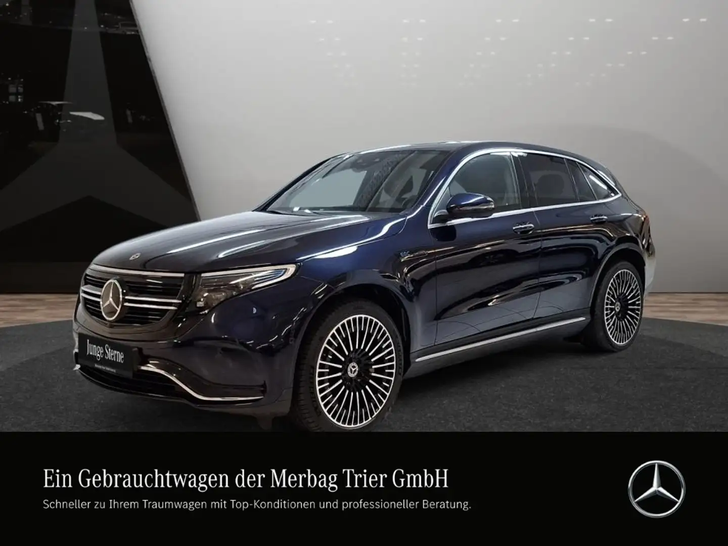 Mercedes-Benz EQC 400 4M AMG HUD Multibeam Schiebdach Burmester Bleu - 1