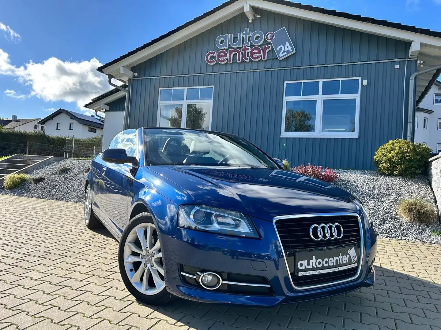 Audi A3 Cabriolet 2.0 TDI*Ambition*Navi*Shz*Leder* Blau - 2