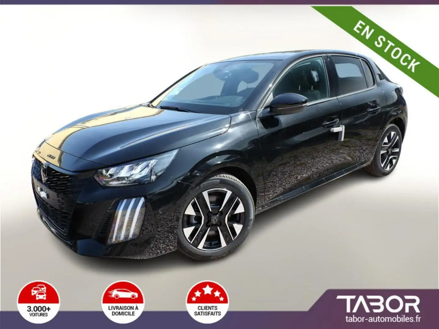 Peugeot 208 100 Allure LED 2xPDC CarPlay Reg BT Noir - 1