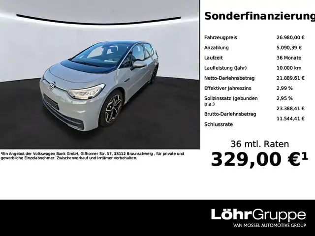 Volkswagen ID.3 Pro S Komfortpaket, Rear View