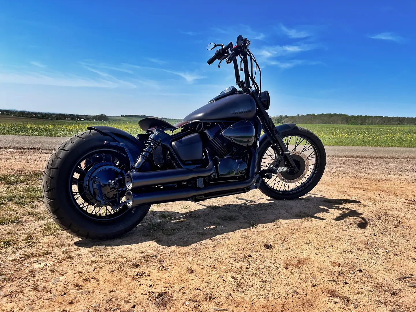 Honda VT 750 Spirit Negru - 2