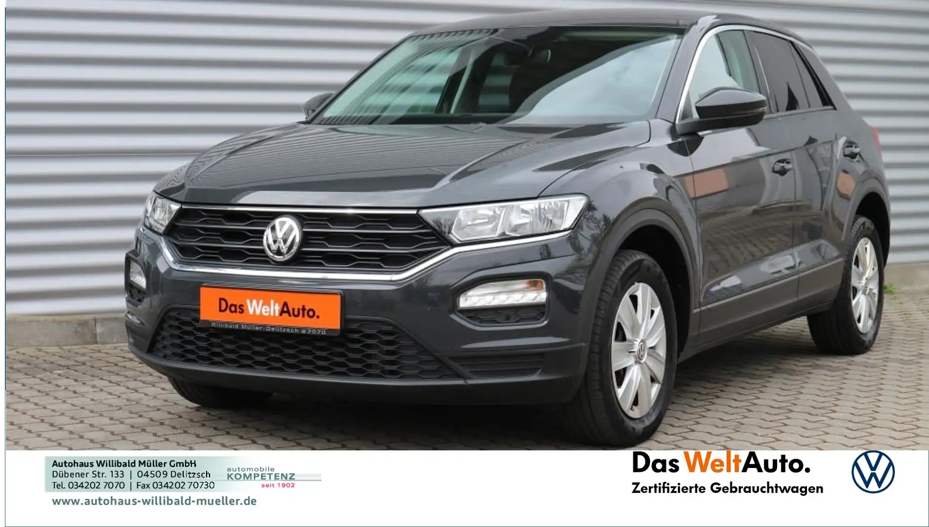 Volkswagen T-Roc Grau - 1