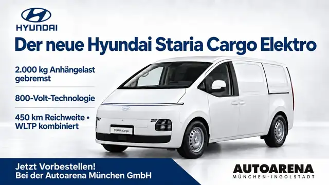 Hyundai STARIA Cargo EV 84 kWh, 800Volt, Rückfahrkamera