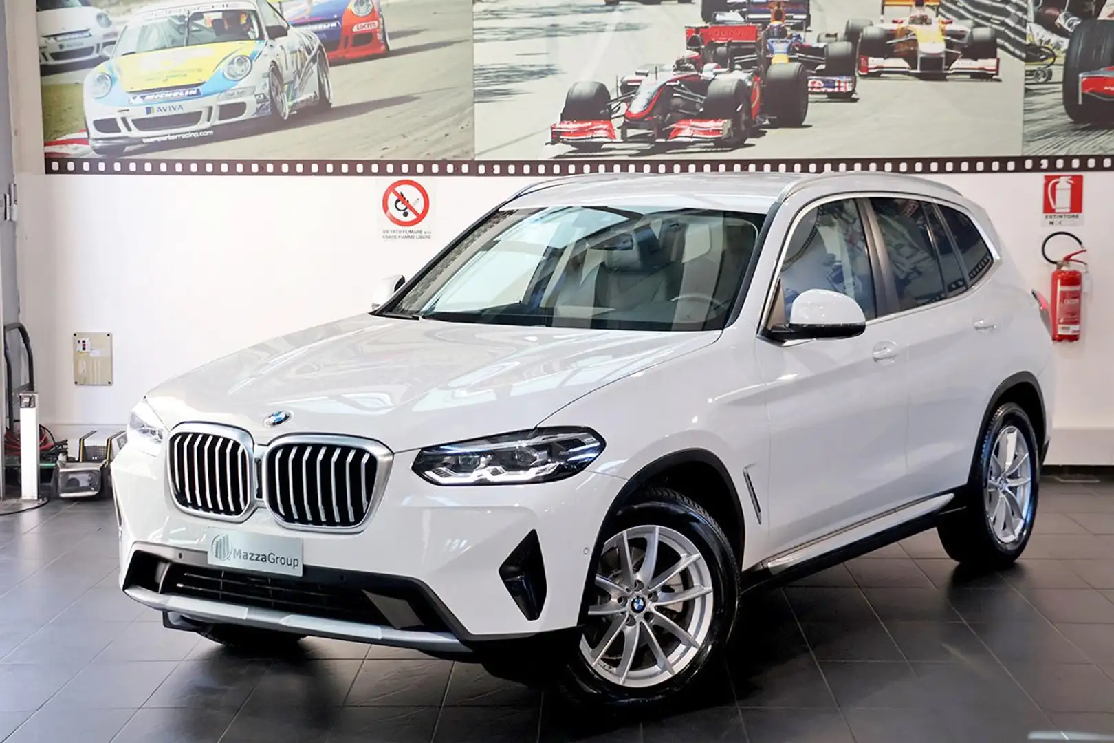 BMW X3 sDrive18d 48V - PELLE/VIRTUAL/TELECAMERA Bianco - 1