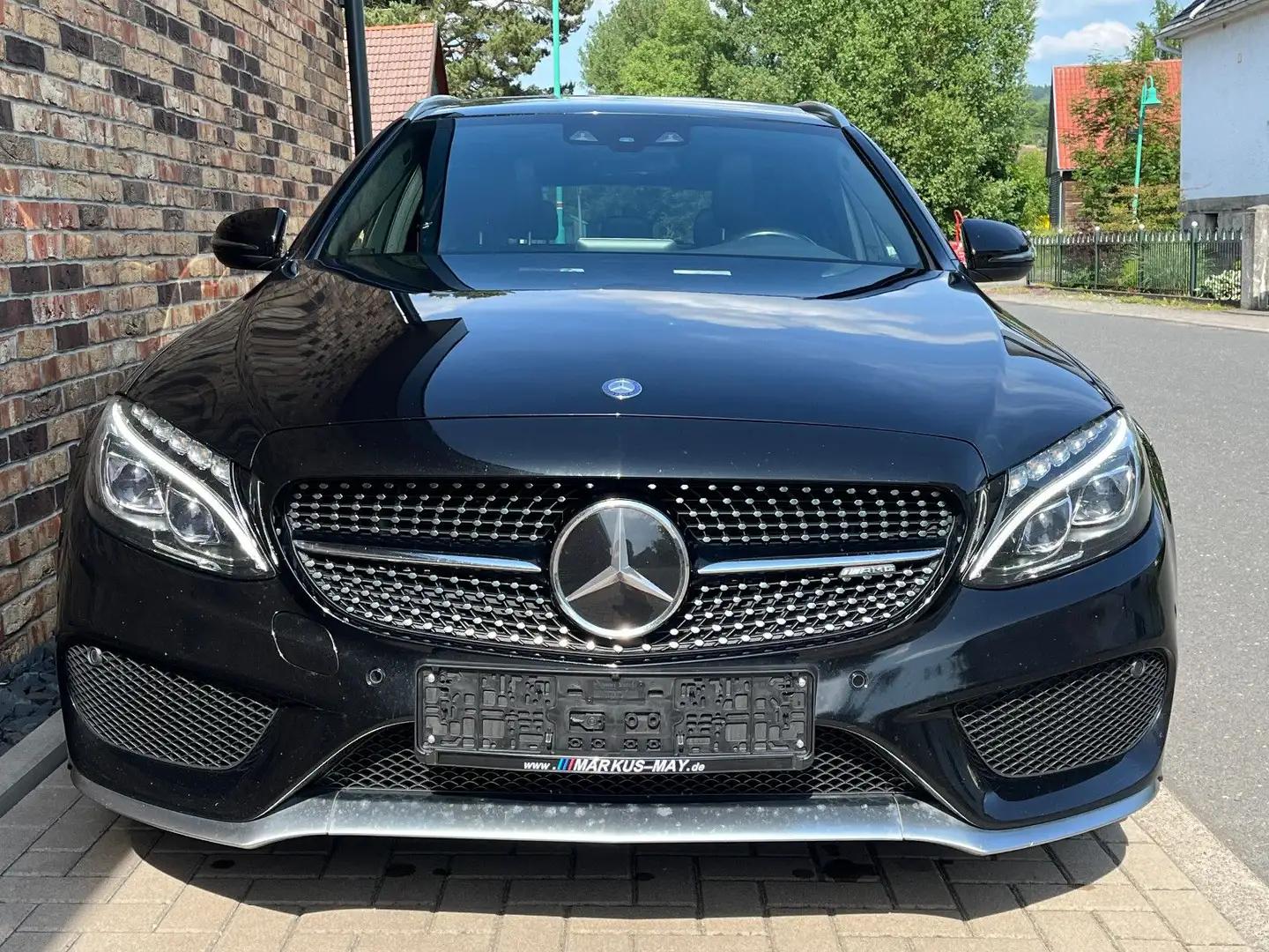 Mercedes-Benz C 43 AMG DistrPlus LED Pano Navi Burmester Schwarz - 2