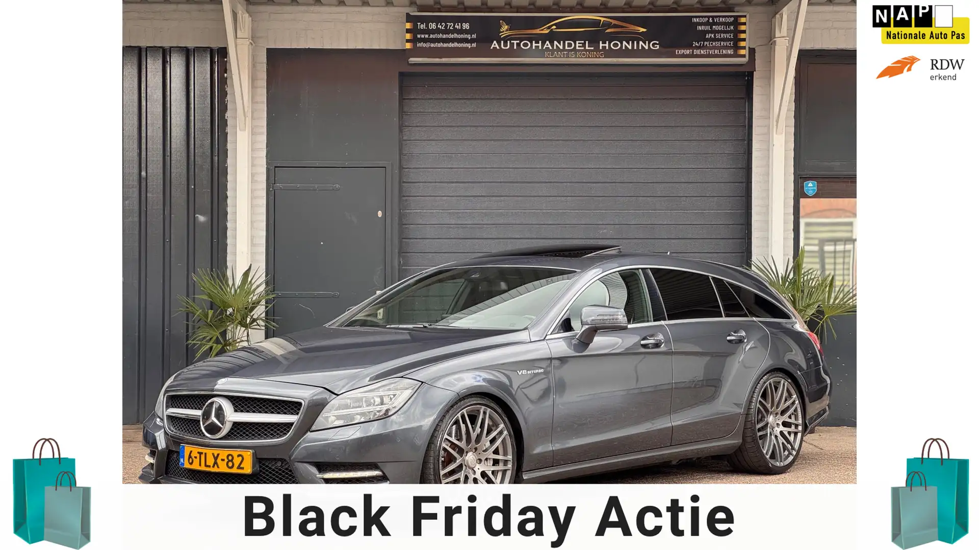 Mercedes-Benz CLS 500 Shooting Brake 500|BRABUS|BI TURBO|SCHUIFDAK|ACC|3 Grau - 1