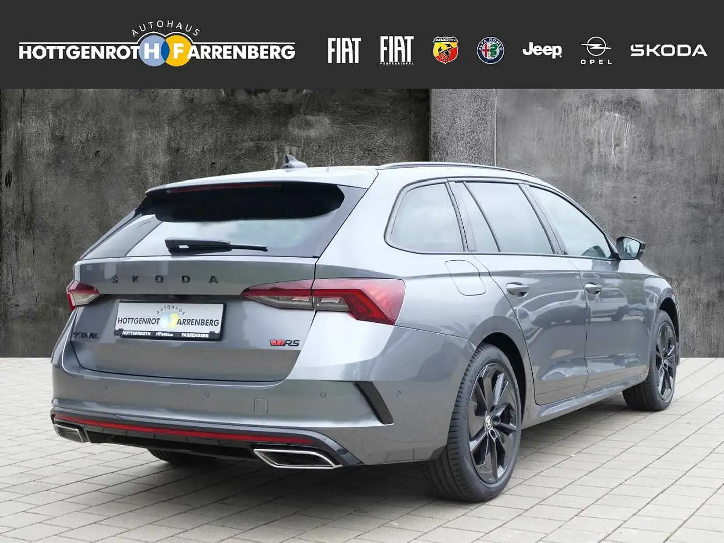 Skoda Octavia Combi RS 2.0 TDI DSG 4x4 Grijs - 2