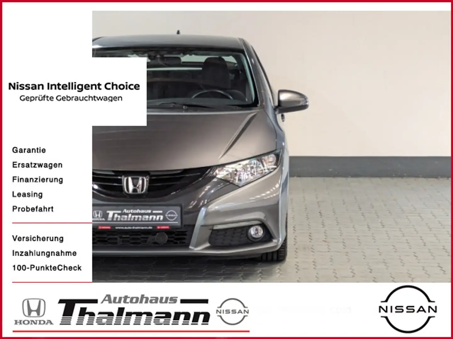 Honda Civic 1.4 Sport Gris - 1