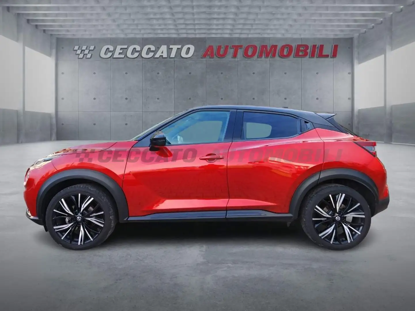 Nissan Juke Juke 1.0 dig-t N-Design 117cv dct Rosso - 2