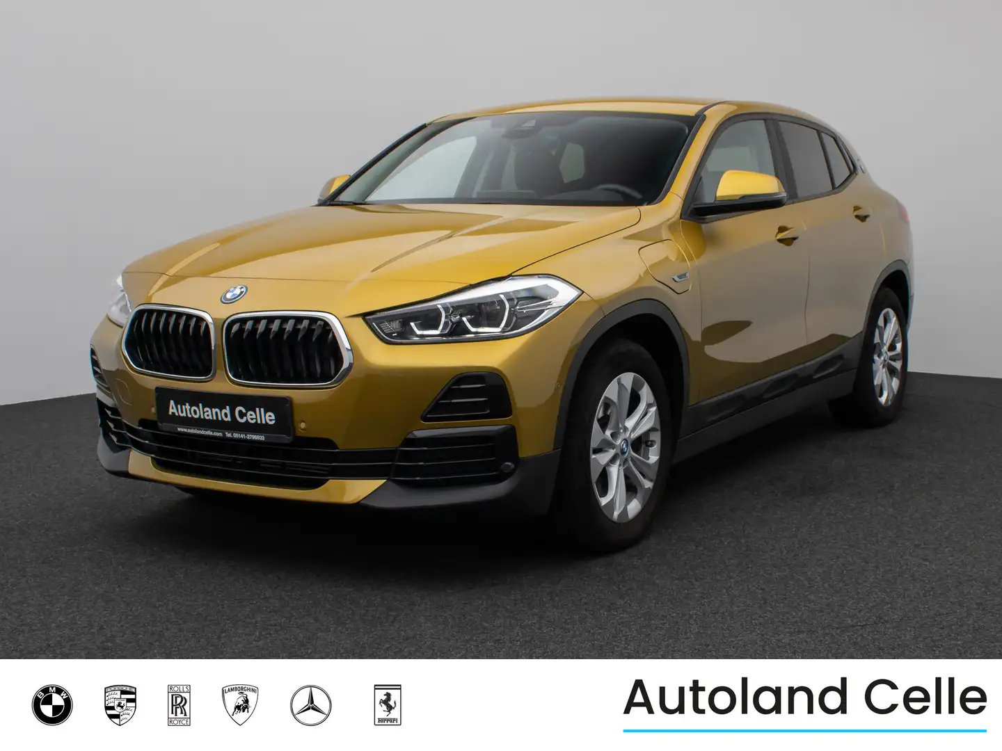 BMW X2 xD25e Kamera HUD DAB Navi+ Alarm Sport LED Gold - 1