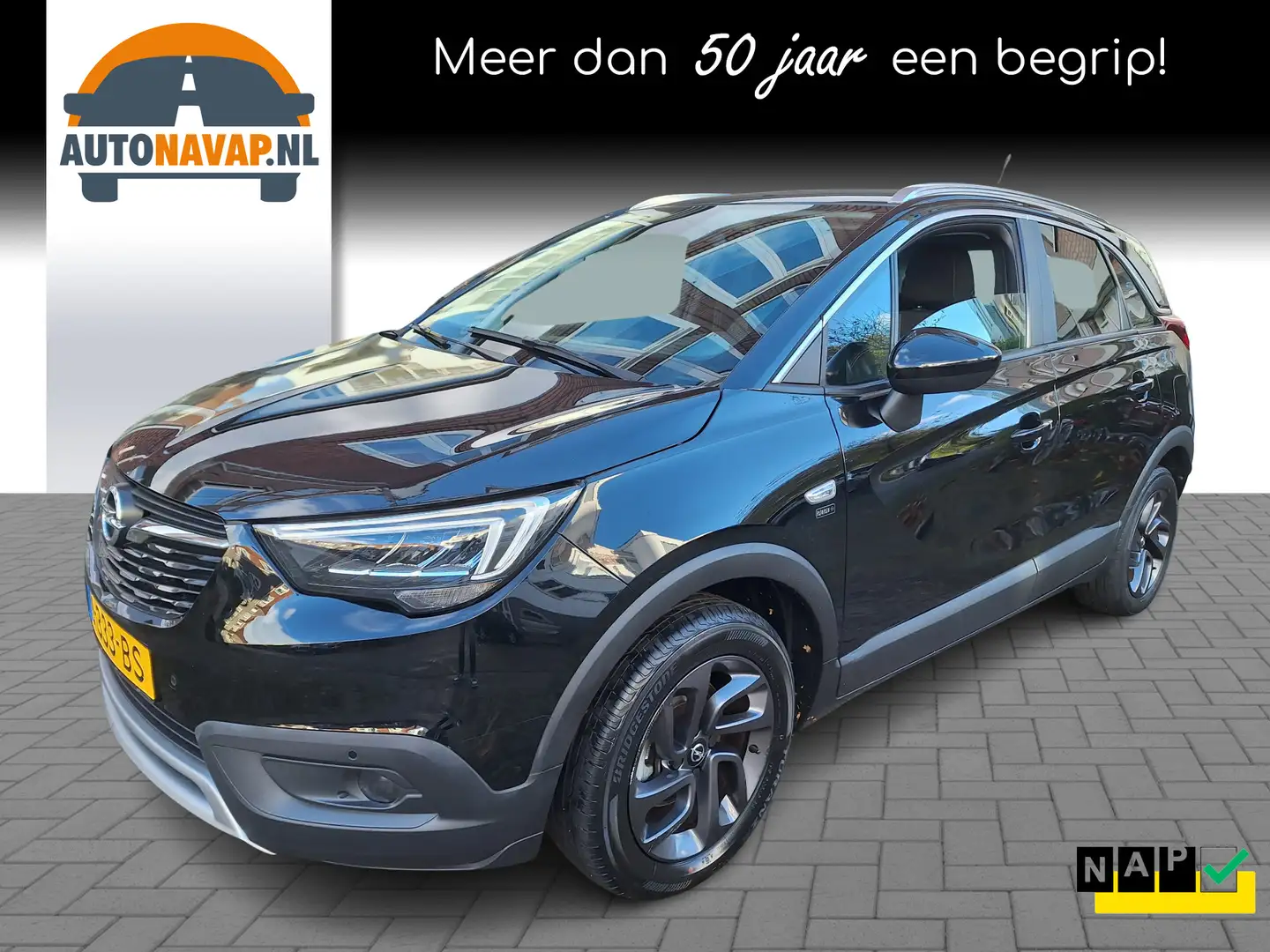 Opel Crossland X 1.2 Turbo Edition 2020 /Navi/Camera/Apple/Android/ Zwart - 1