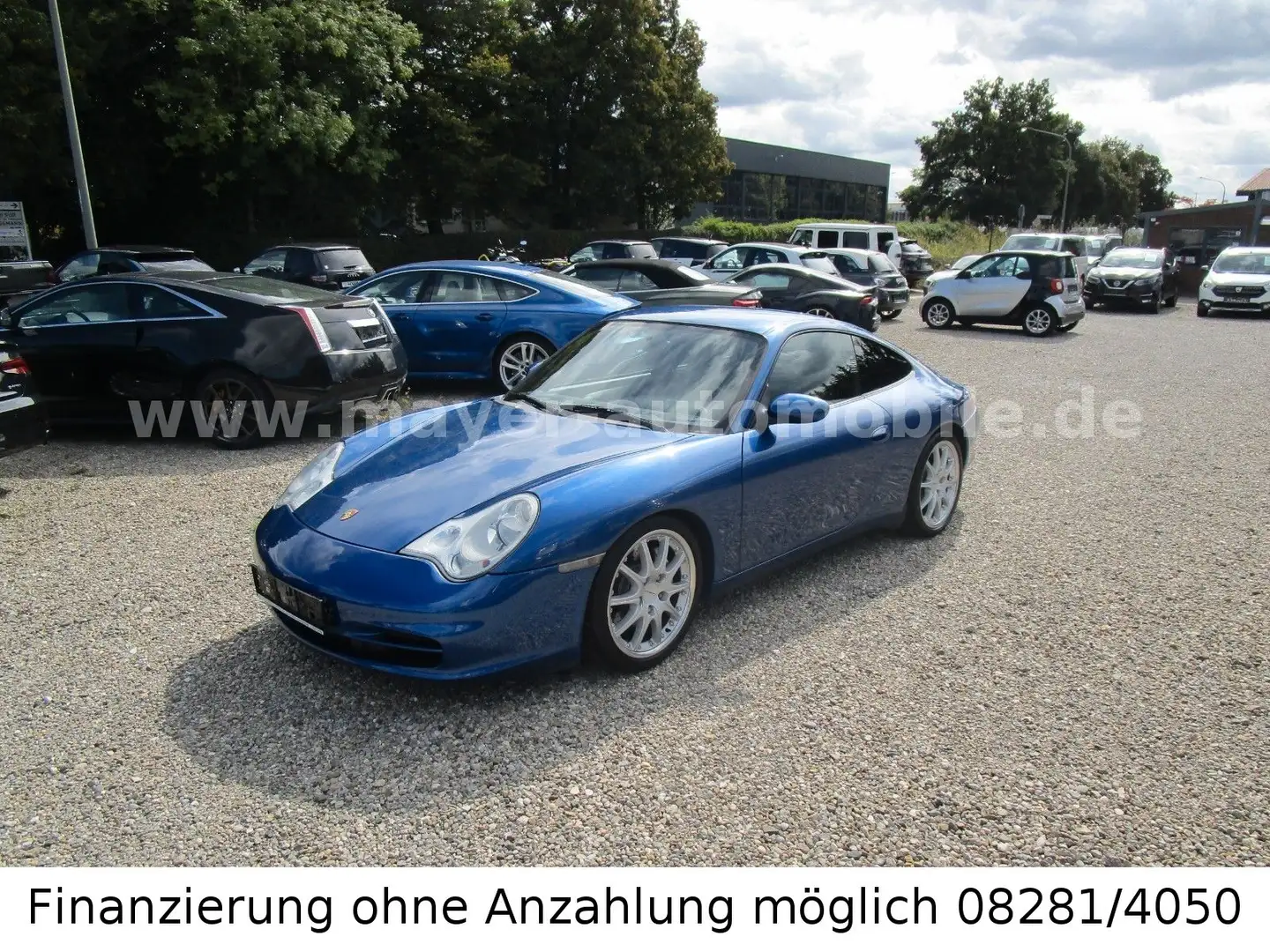 Porsche 996 Carrera 4 Coupé*Perfekter Zustand*Navi*DAB* Blauw - 1