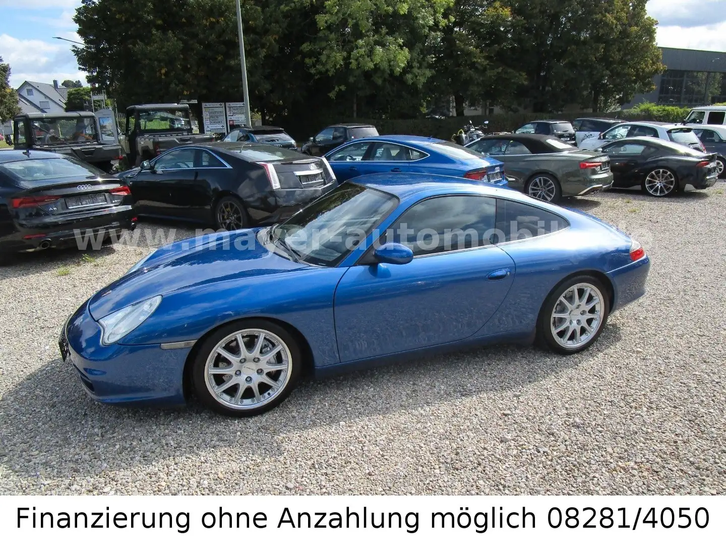 Porsche 996 Carrera 4 Coupé*Perfekter Zustand*Navi*DAB* Blauw - 2
