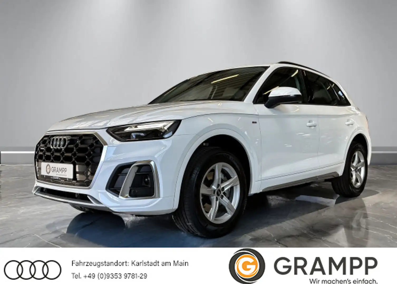 Audi Q5 S line 40 TDI quattro S-tronic +KAMERA+VIRTUA Weiß - 1