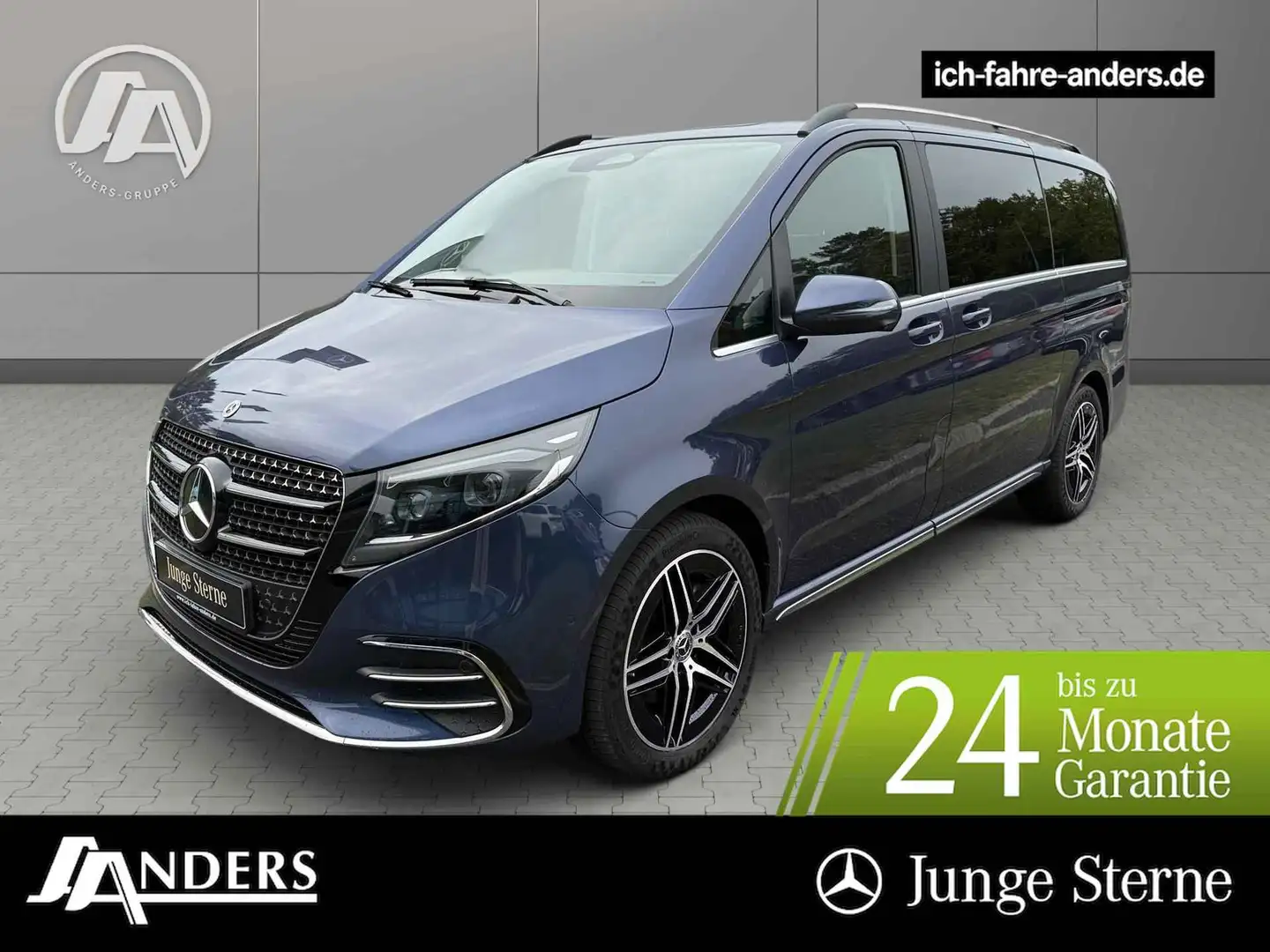 Mercedes-Benz V 300 Avantgarde AMG*Leder*LED*Burmester*Distro* Blau - 1