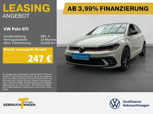 Volkswagen Polo GTI BLACK PANO LM18 SOUNDSYS ASSIST