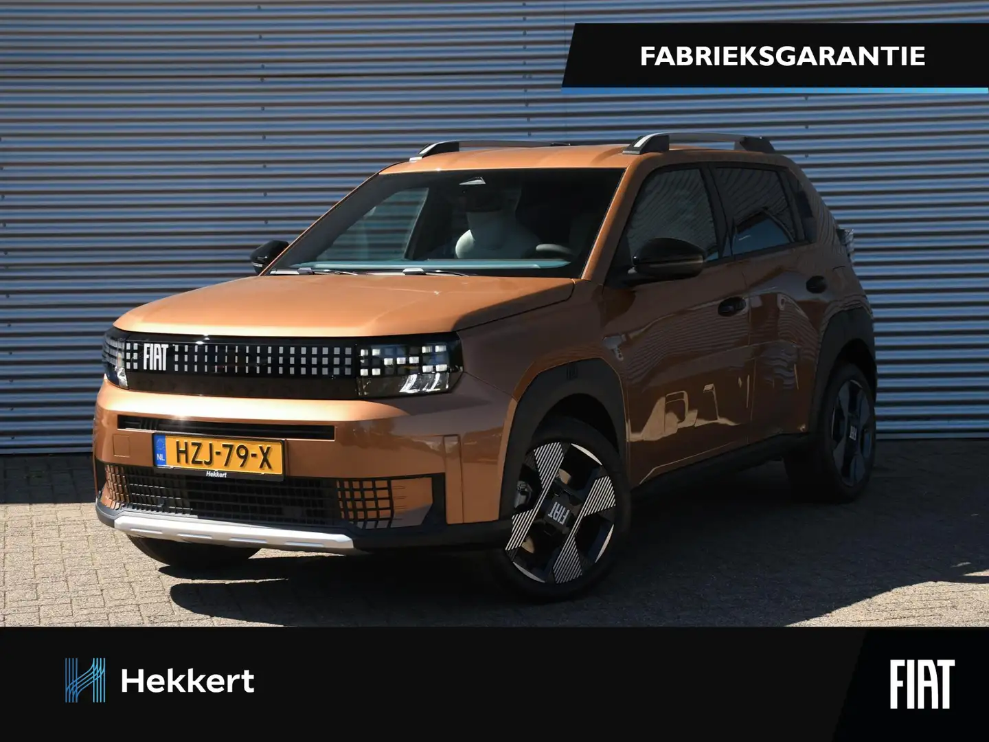 Fiat Grande Panda La Prima 11 kW 44 kWh 113pk Automaat PACK WINTER | Bruin - 1