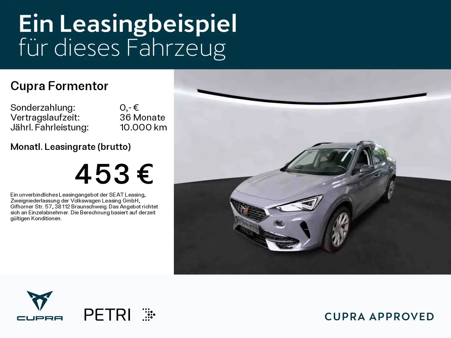 CUPRA Formentor 1.4TSI e-HYBRID*NAVI*AHK*ACC*SHZ*18Zol Gris - 2