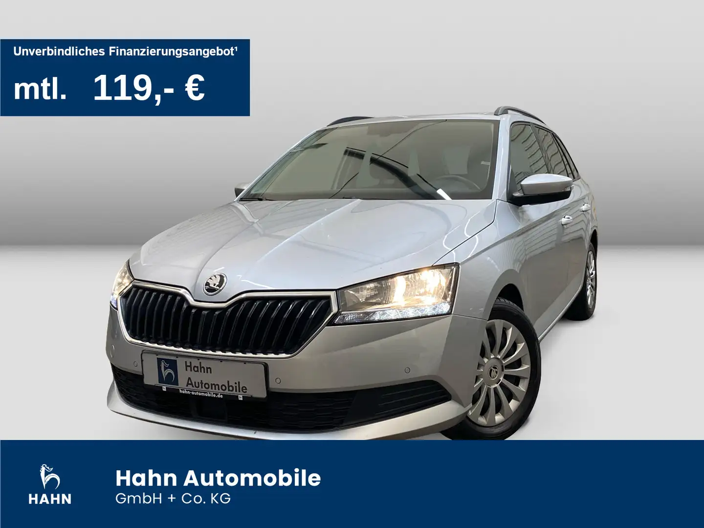 Skoda Fabia Combi 1.0TSI Ambition Einparkh. Klima Navi Silber - 1