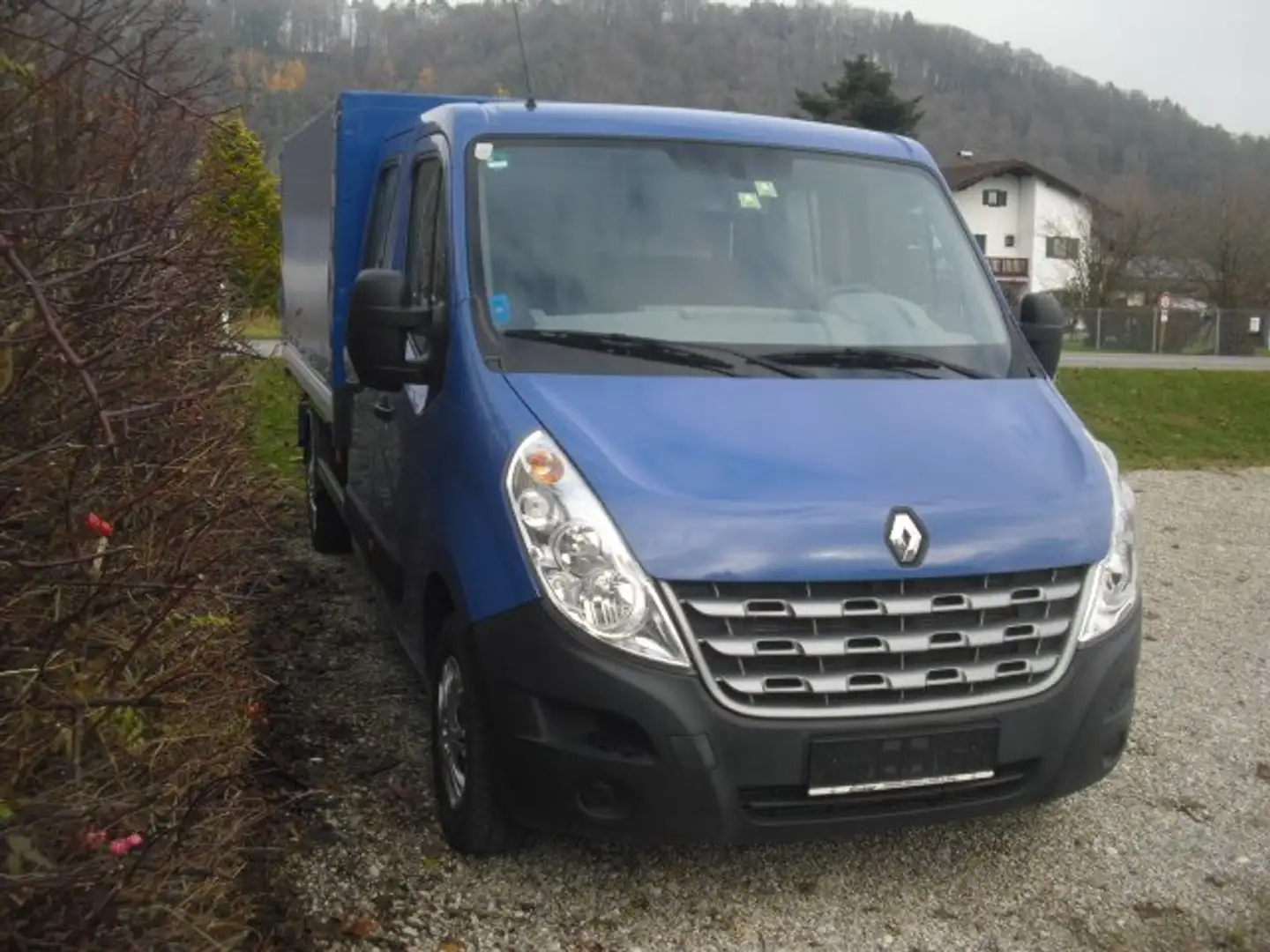 Renault Master L3H1 3,5t Pritsche mit Plane Blau - 1