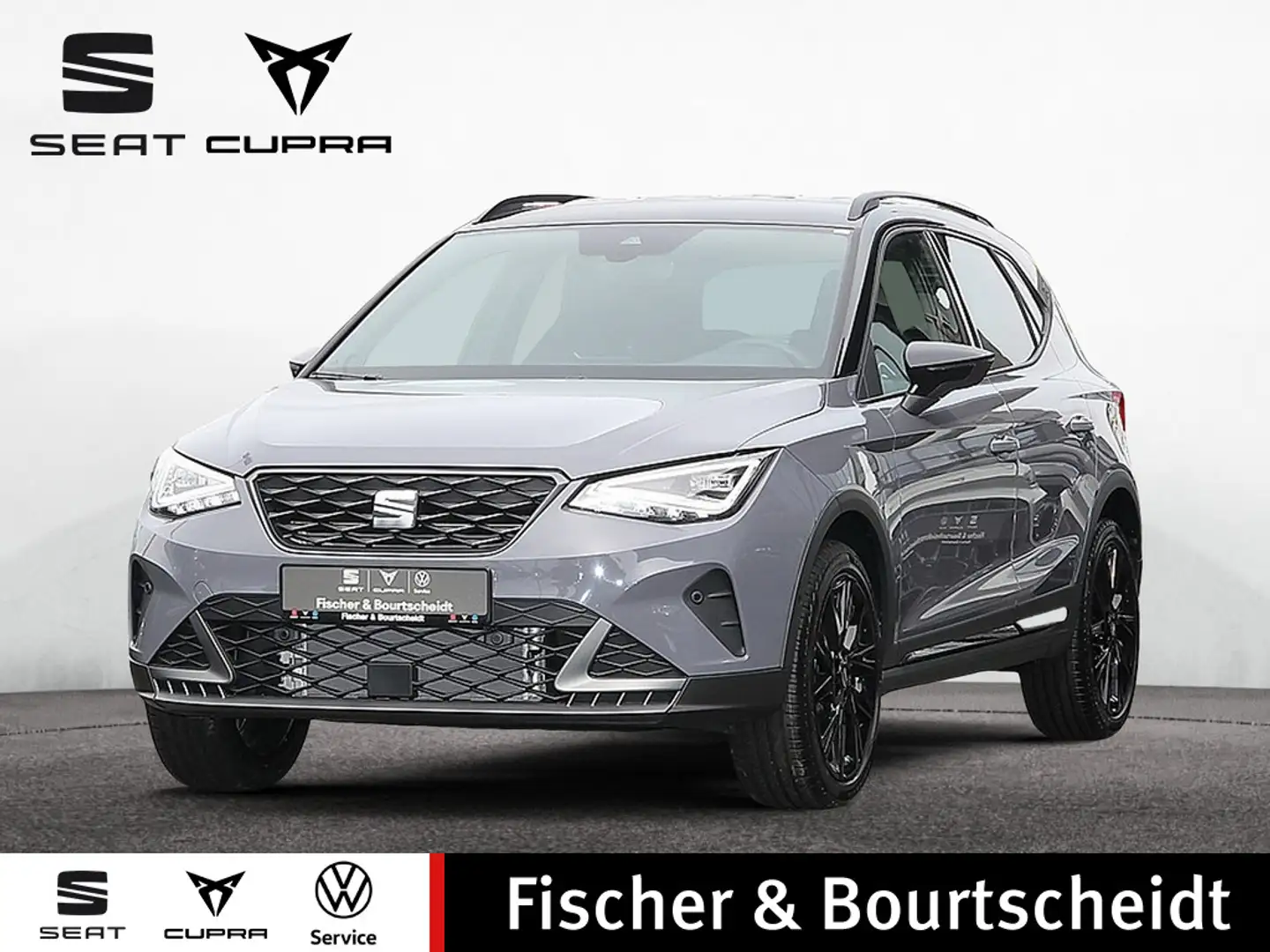 SEAT Arona 1.0 TSI FR BLACK-EDITION SHZ KAMERA PDC Grijs - 1