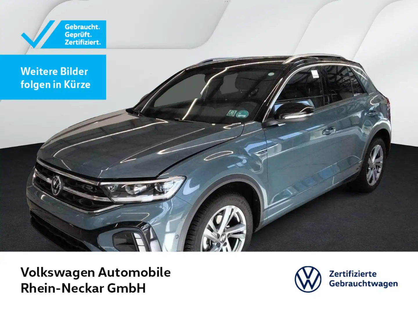 Volkswagen T-Roc 1.5 TSI R-Line DSG Navi AHK Kamera uvm Blau - 1