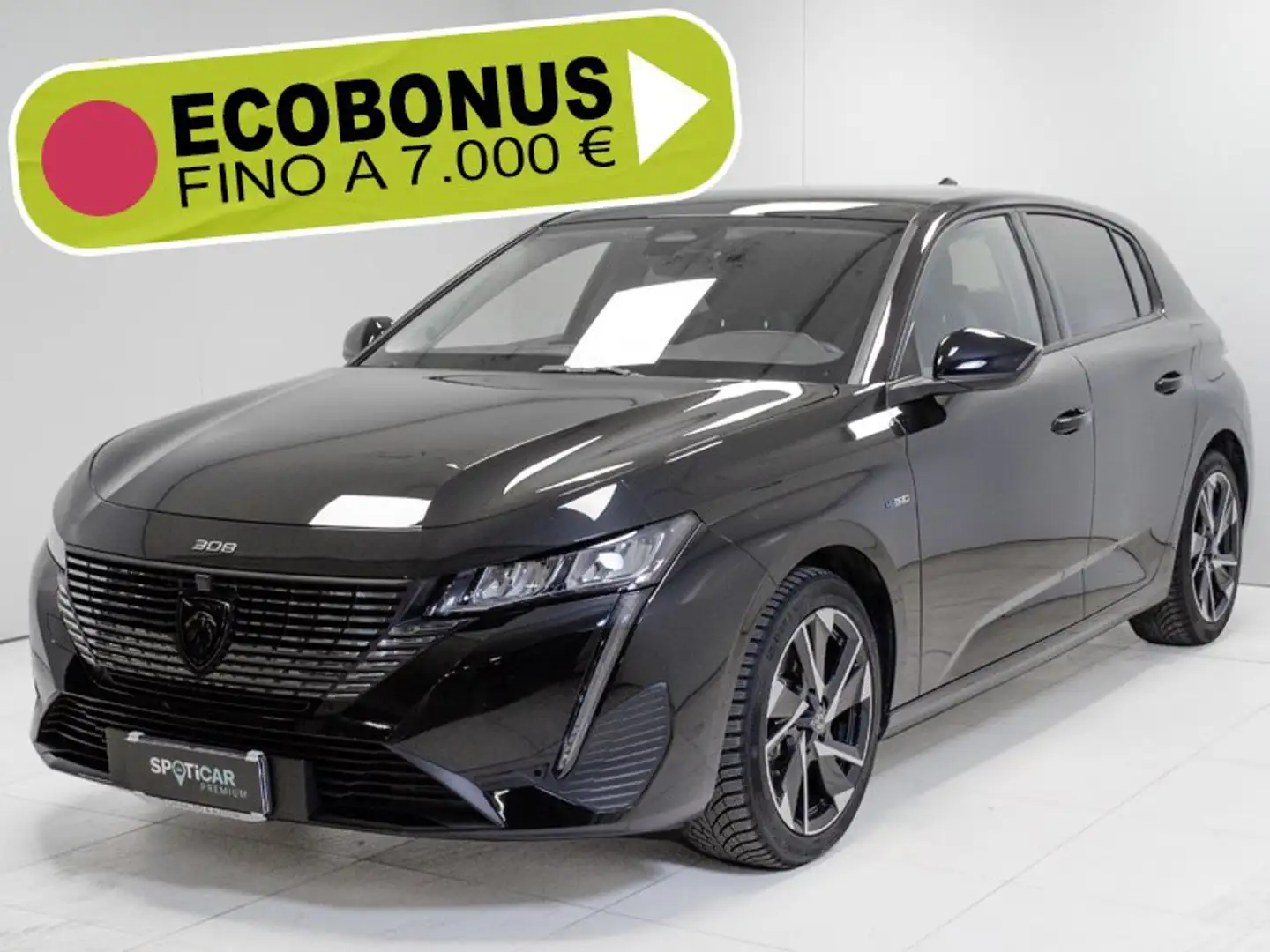 Peugeot 308 III 2021 1.6 hybrid phev Allure Pack 180cv e-eat8 Nero - 1