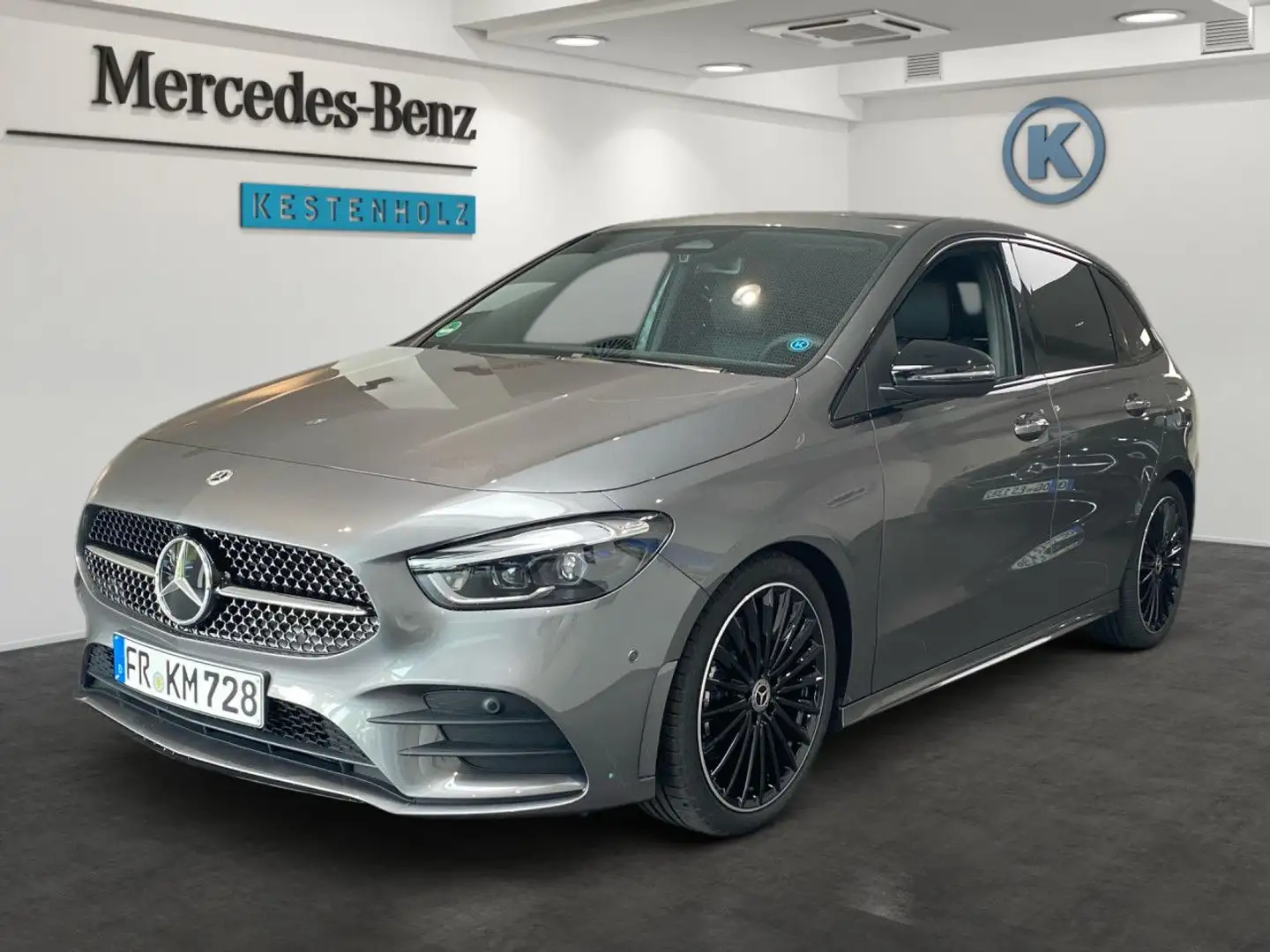 Mercedes-Benz B 220 4Matic AMG+AHK+HANDS-FREE+MULTI+PARK Grijs - 2