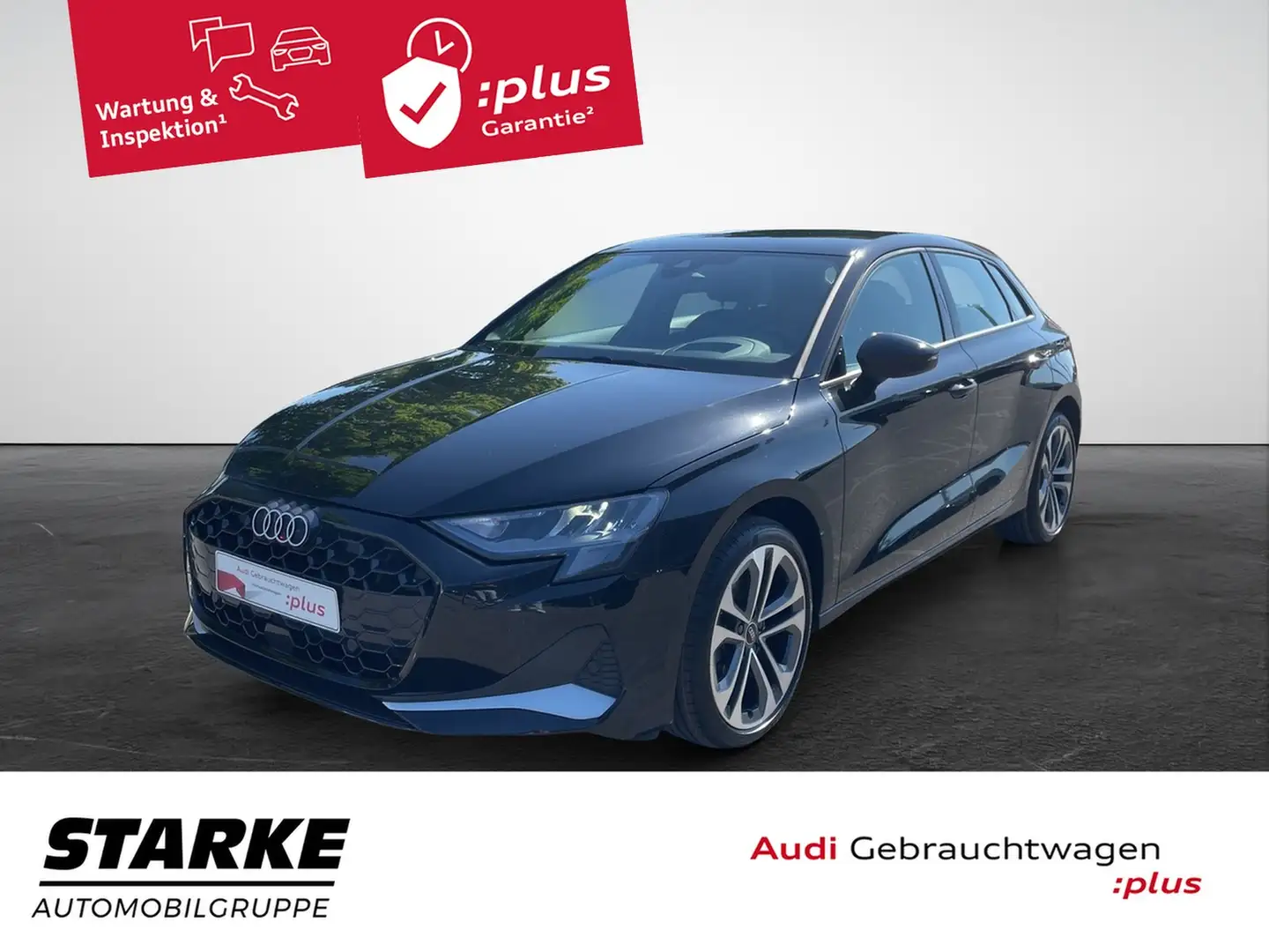 Audi A3 Sportback 35 TDI S tronic advanced Schwarz - 2