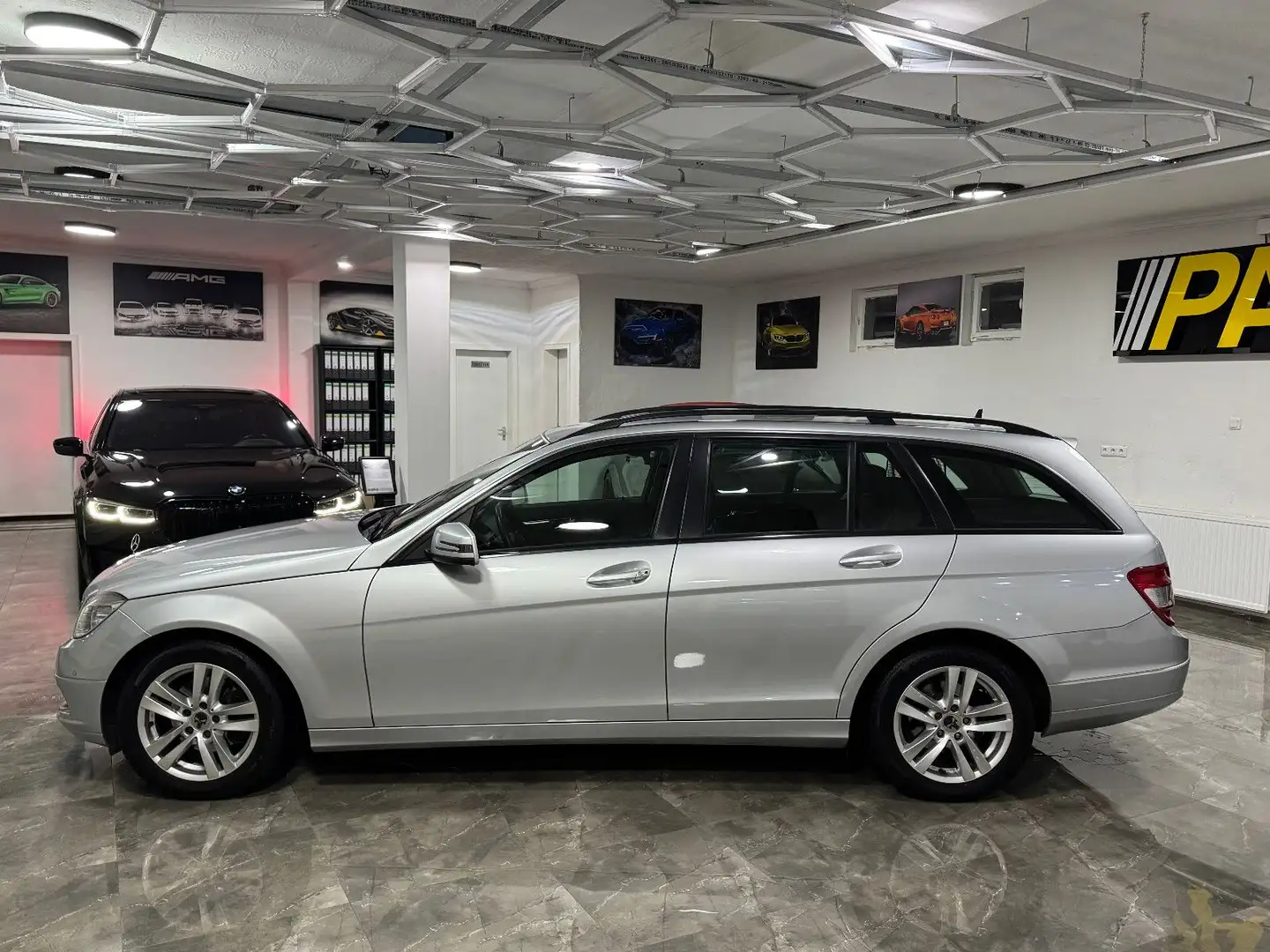 Mercedes-Benz C 180 T Kompressor / Navi Klimaauto Sitzheizung Ezüst - 2