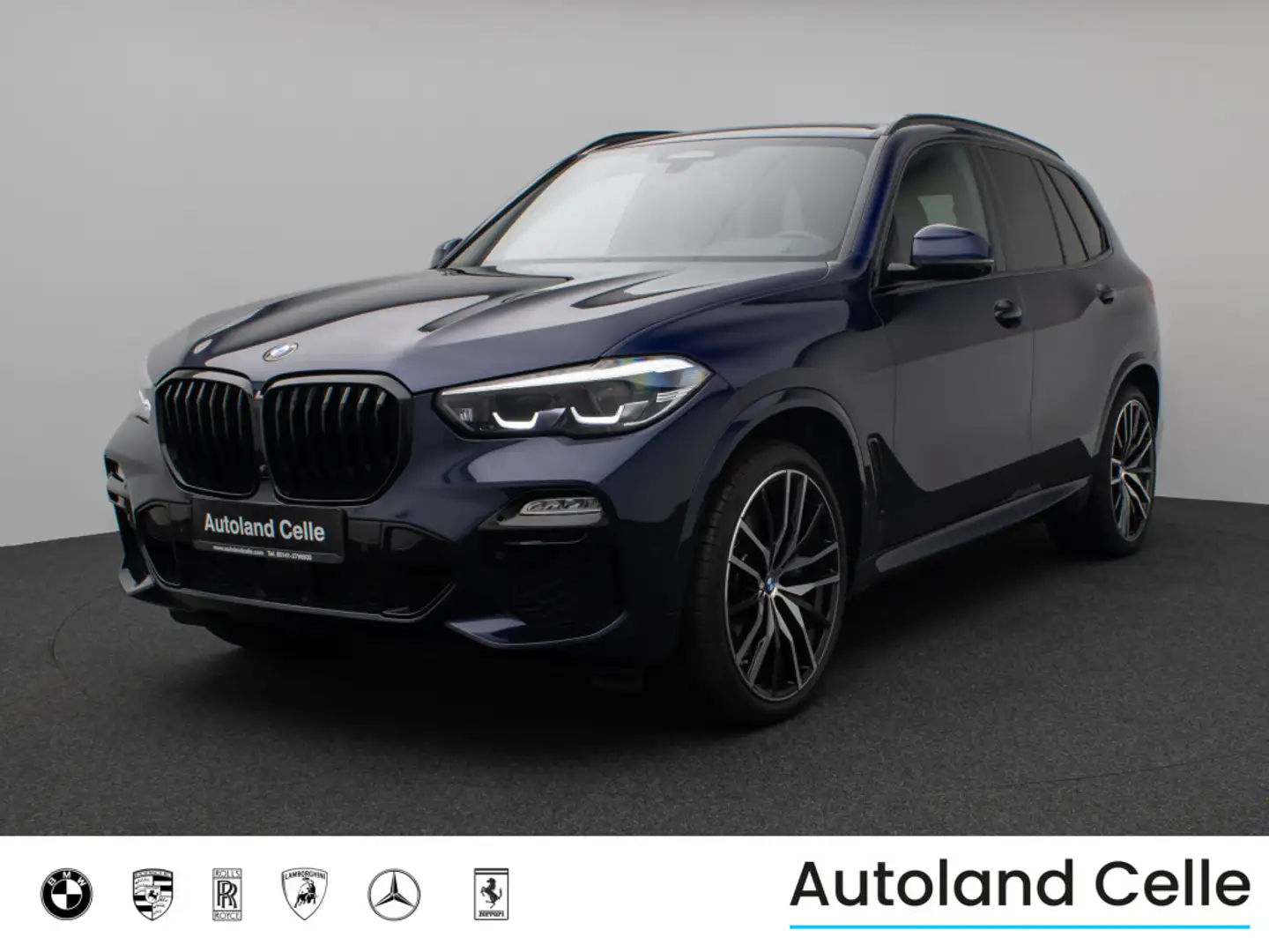 BMW X5 M Panorama 360° DAB H K AHK Komfort 22Zoll Modrá - 1
