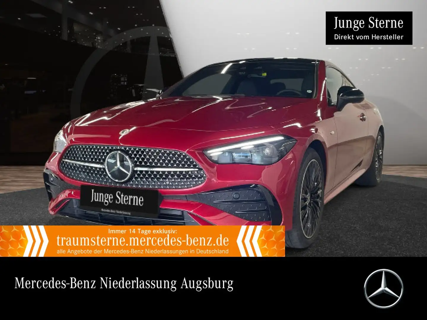 Mercedes-Benz CLE 300 e AMG+NIGHT+PANO+KAMERA+KEYLESS+9G Rot - 1
