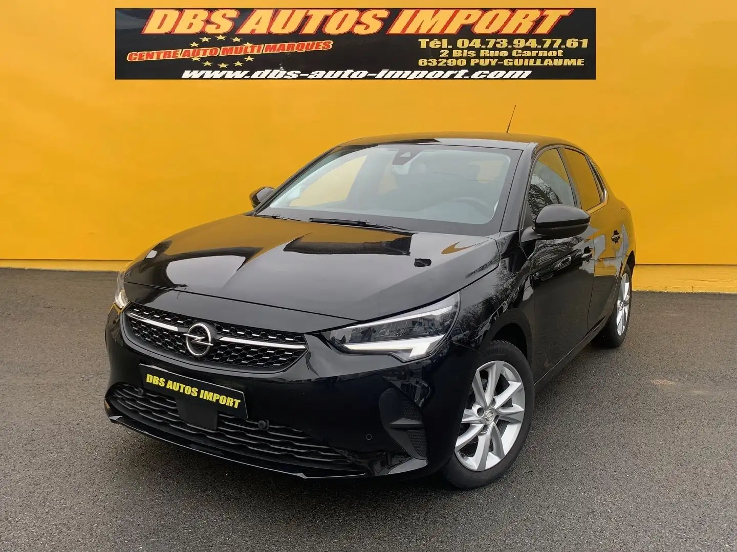 Opel Corsa-e 1.2 75CH ELEGANCE BUSINESS Noir - 1