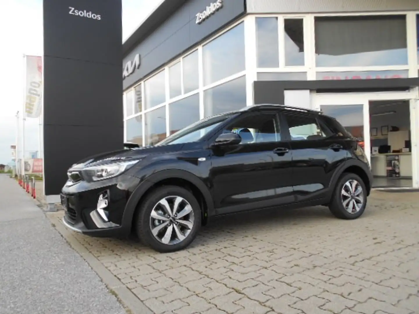 Kia Stonic 1,0 TGDI GPF ISG Silber DCT Aut. Schwarz - 1